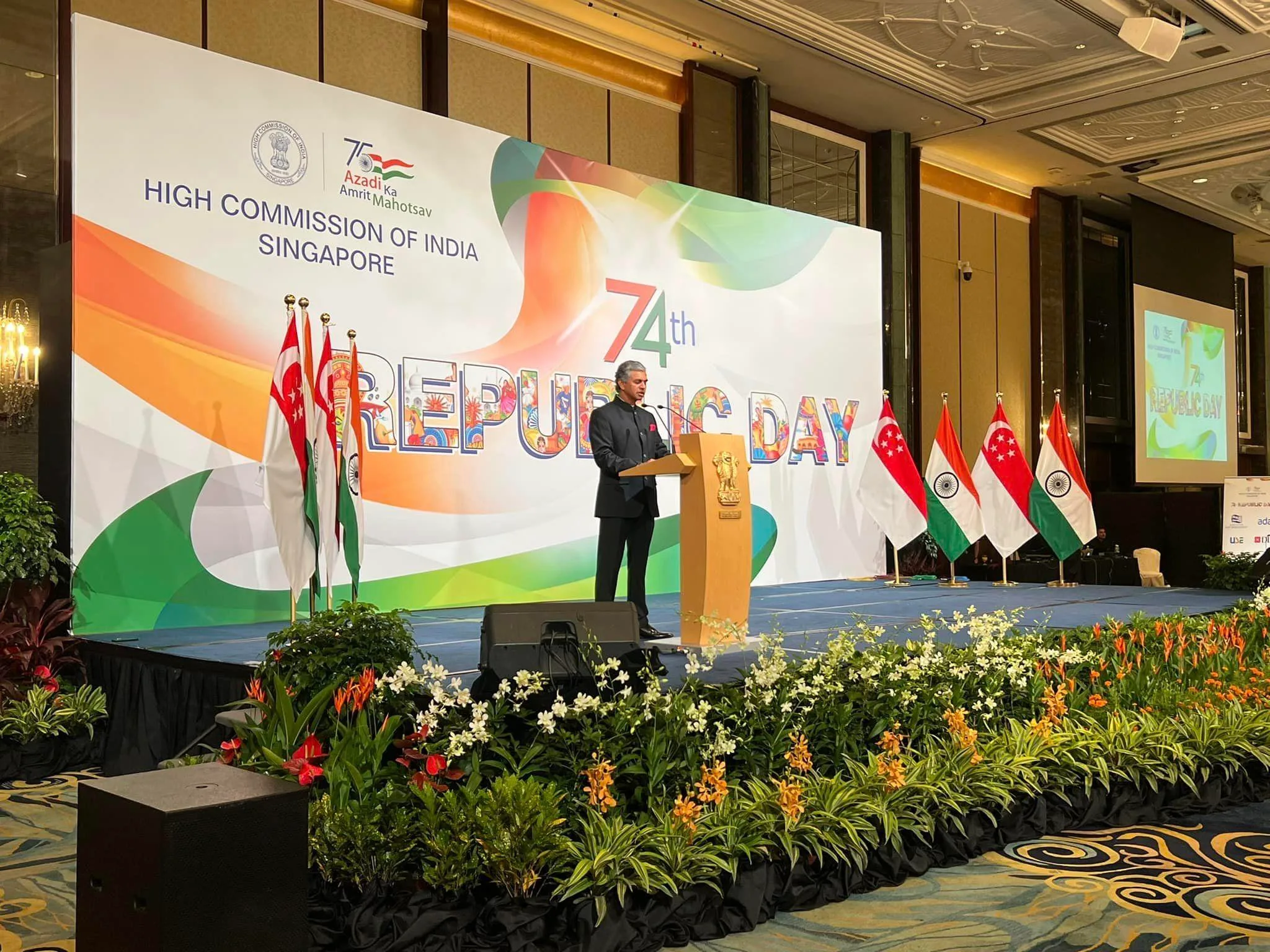 High Commissioner Kumaran - picture credit high Commission of India.