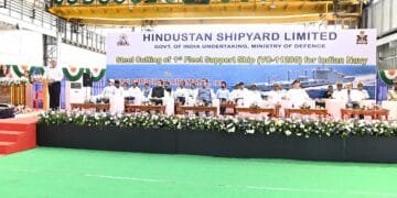 Steel Cutting Ceremony At Hsl