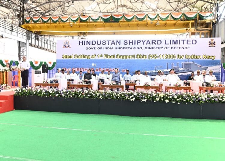 Steel Cutting Ceremony At Hsl