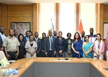 India Zimbabwe Jtc Meeting In New Delhi.