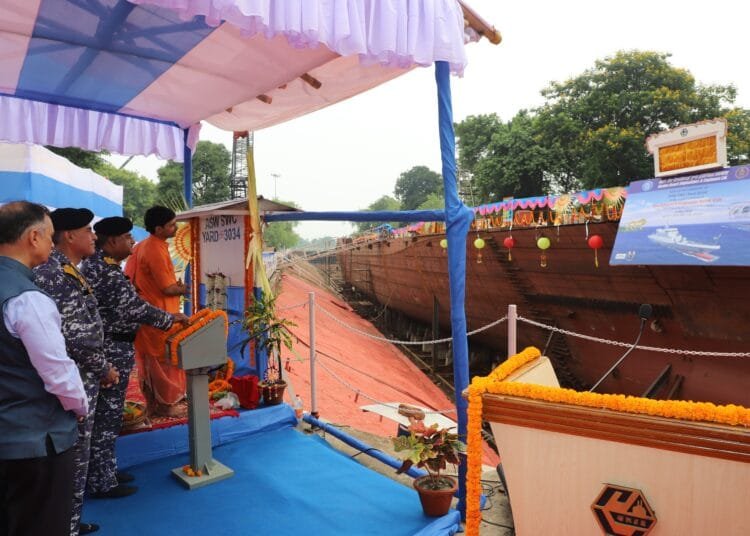 's Arnala Ship Keel Laying Ceremony At Grse.