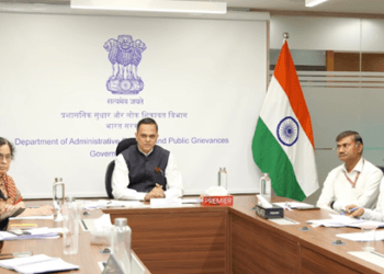 Darpg Secretary V Srinivas Along With Senior Officials.