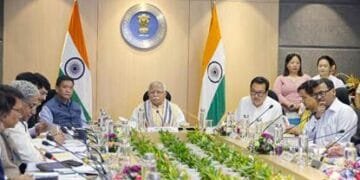 Minisrter Chair Arunachal Power Review Meeting.