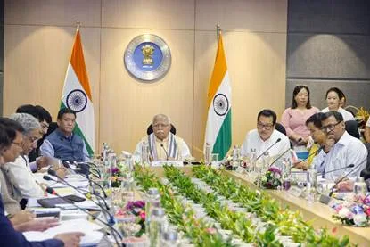 Minisrter Chair Arunachal Power Review Meeting.