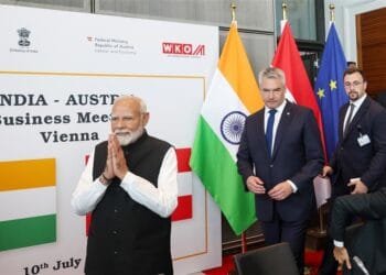 Pm Addresses India Austria Ceo Meeting.