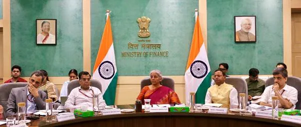 Sitharaman Chairs Budget Consultation In New Delhi.
