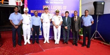 Keel laid for ngopv at gsl