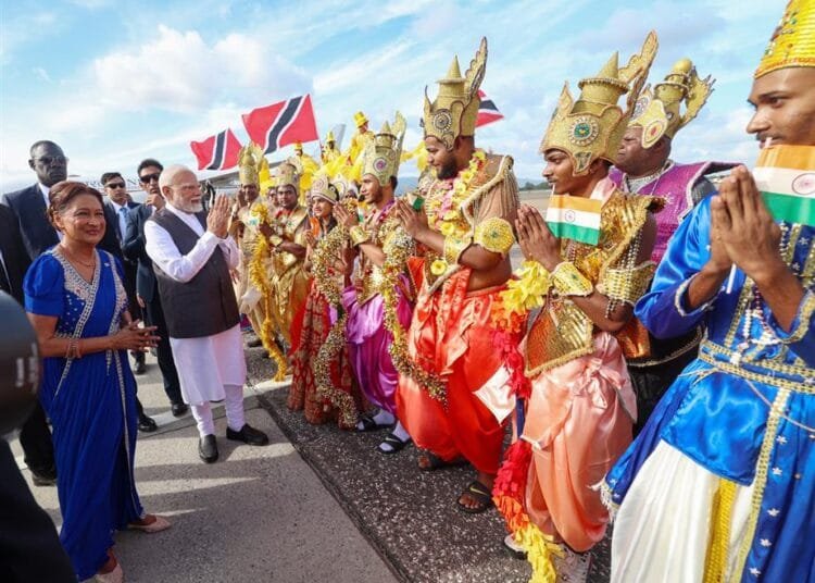 Pm Modi Port Of Spain