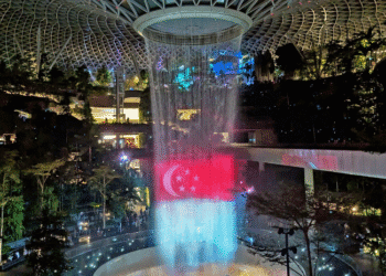 Singapore Jewel - attraction at Changi Airport.