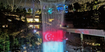 Singapore Jewel - attraction at Changi Airport.