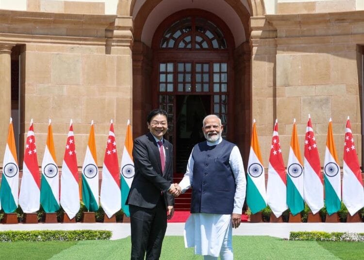 Pm wong and pm modi meets in new delhi on 4 sept