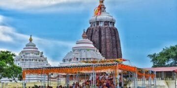 Jagannath Temple in Puri.