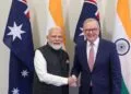 Pm modi meets australian counterpart albanese