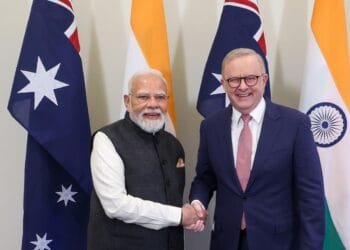 Pm modi meets australian counterpart albanese